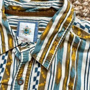 Vintage 90s Territory Ahead Button Up Shirt Men's XL Plaid Corduroy Southwest